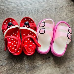 Crocs Minnie Red Toddler Sandals.Size10